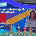 DesportoPortugal brilha no trampolim e leva duas medalhas de ouro nos Jogos Mundiais